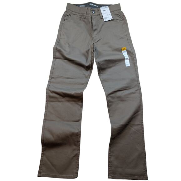 Sonoma NWT Men’s The Everyday All Day Pant Khaki Sz 29x30 Straight Fit Pants - Picture 1 of 5